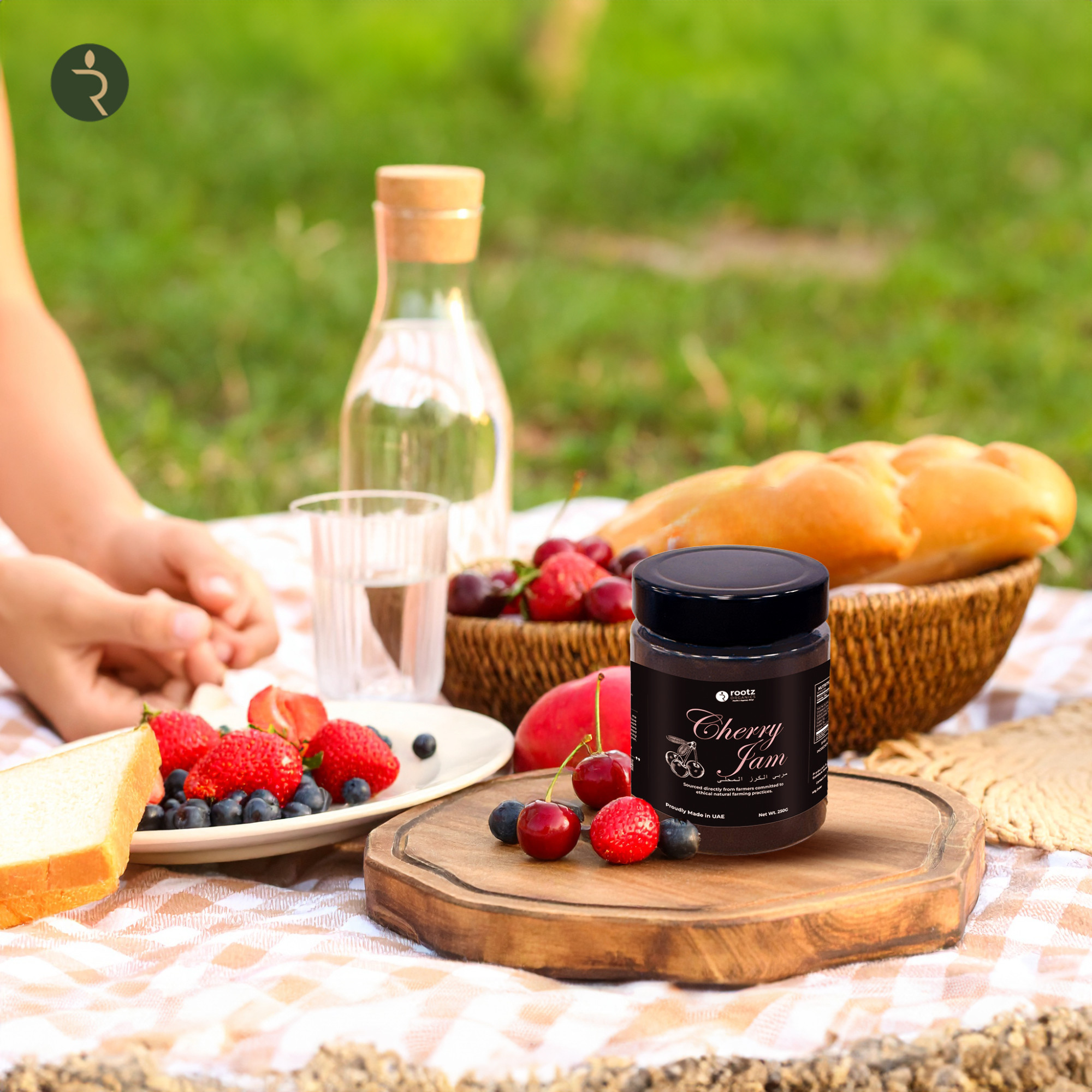 Premium Cherry Jam 250g – Natural Fruit Spread for Bread & Desserts