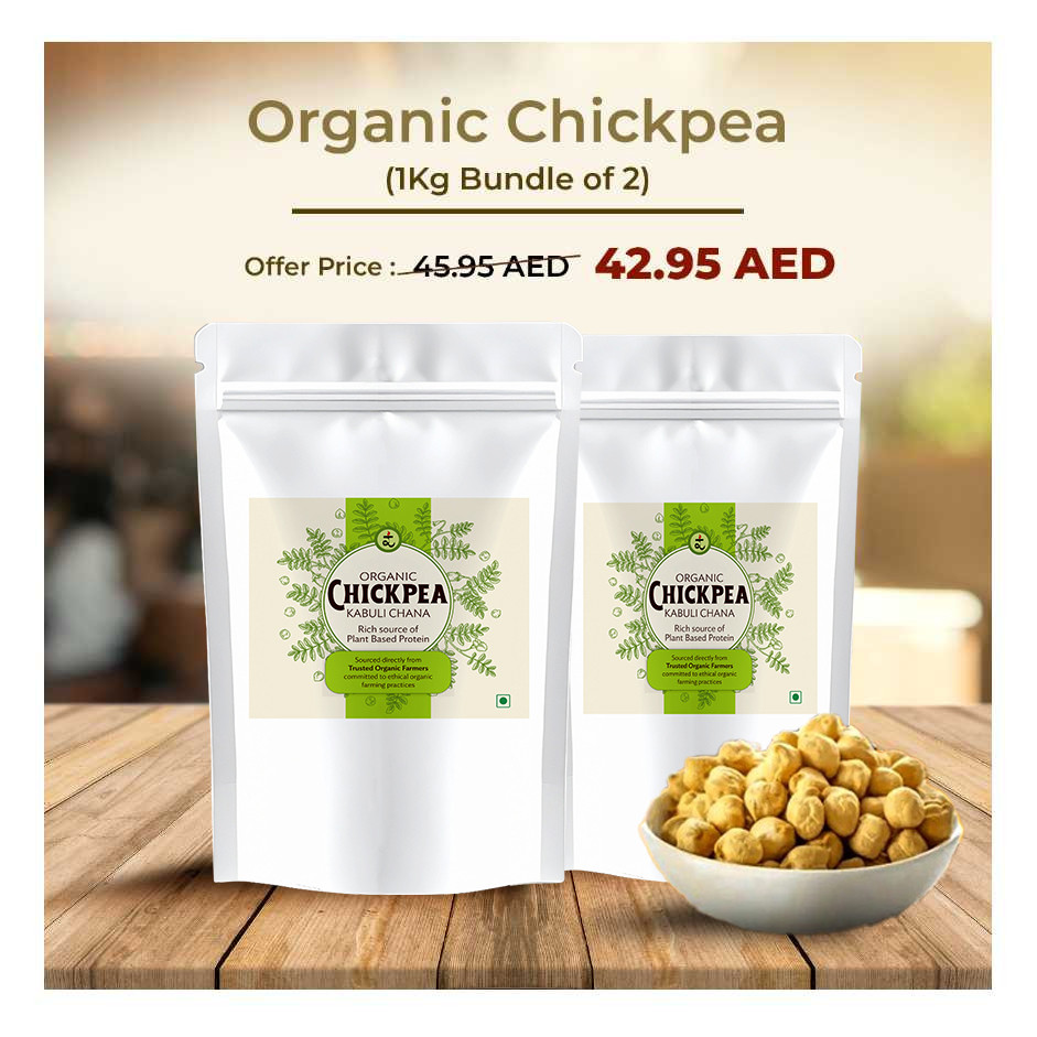 ⁠Organic Chickpea  1kg ( bundle of 2 )