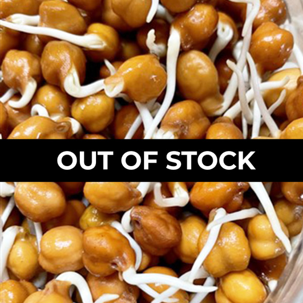 Image of Rootz Fresh Black Chickpea Sprouts 200g – Protein Rich Kala Chana Sprouts for Salads &amp; Healthy Recipes
