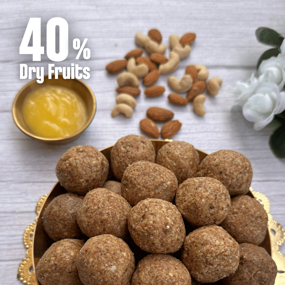 Early Foods Pack of 3 - Gond & Dry Fruits Laddoo ,Methi Laddoo, Dry Ginger Laddoo 250 gms