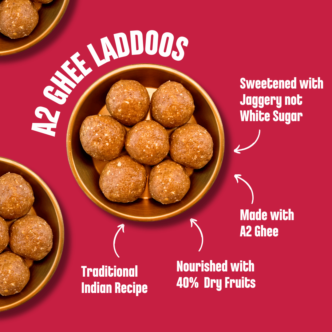 Early Foods Pack of 3 - Gond & Dry Fruits Laddoo ,Methi Laddoo, Dry Ginger Laddoo 250 gms