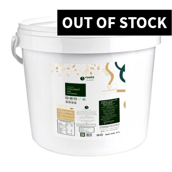 Organic Coconut Oil 4ltr Bucket