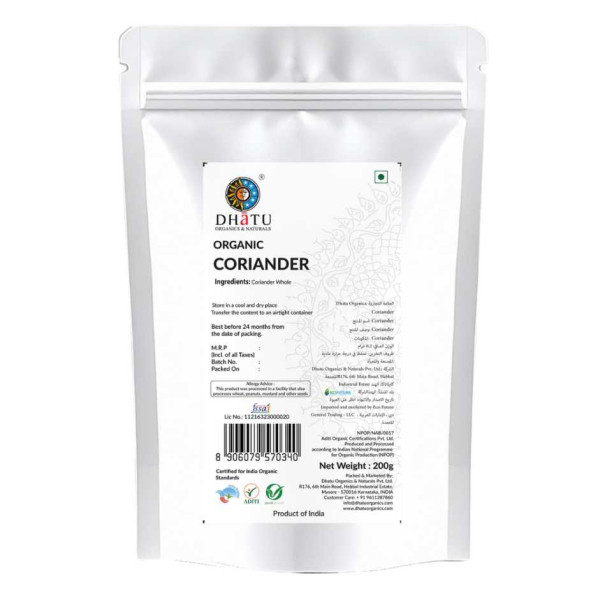 Image of Organic Coriander Seed-200g by Rootz Organics
