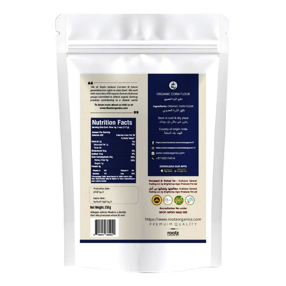 Organic Corn Flour 250g