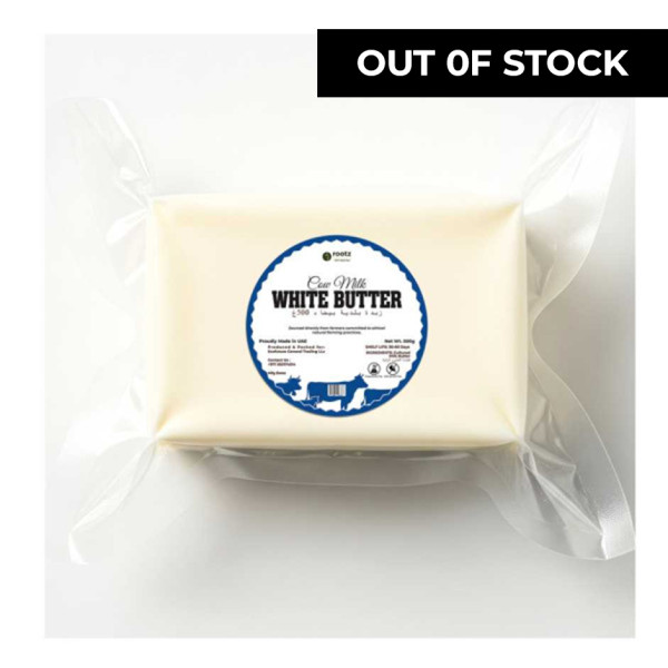 Image of Pure Cow Milk White Butter – Organic &amp; Natural (500g)