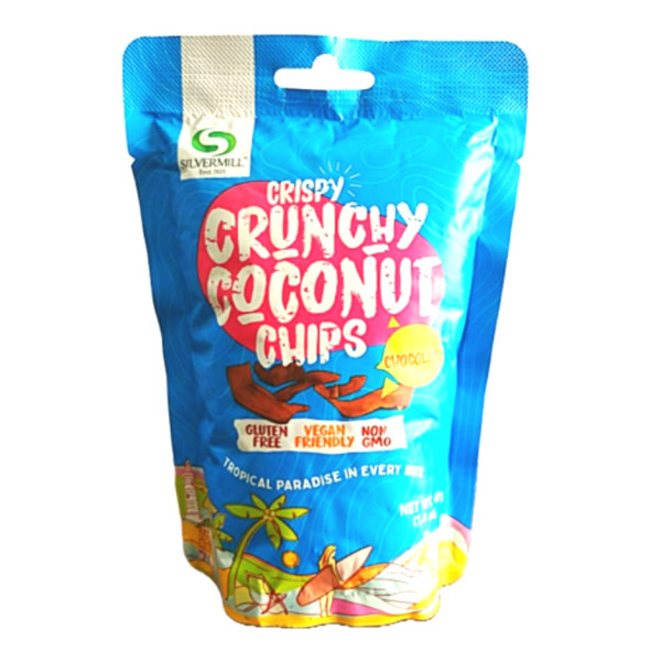 Image of Crispy Crunchy Coconut Chips - Chocolate