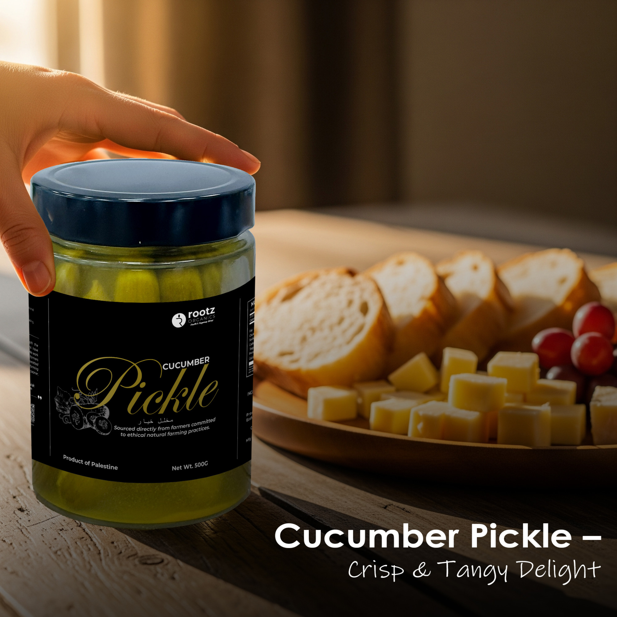 Traditional Cucumber Pickles – 500g | Crunchy, Naturally Fermented