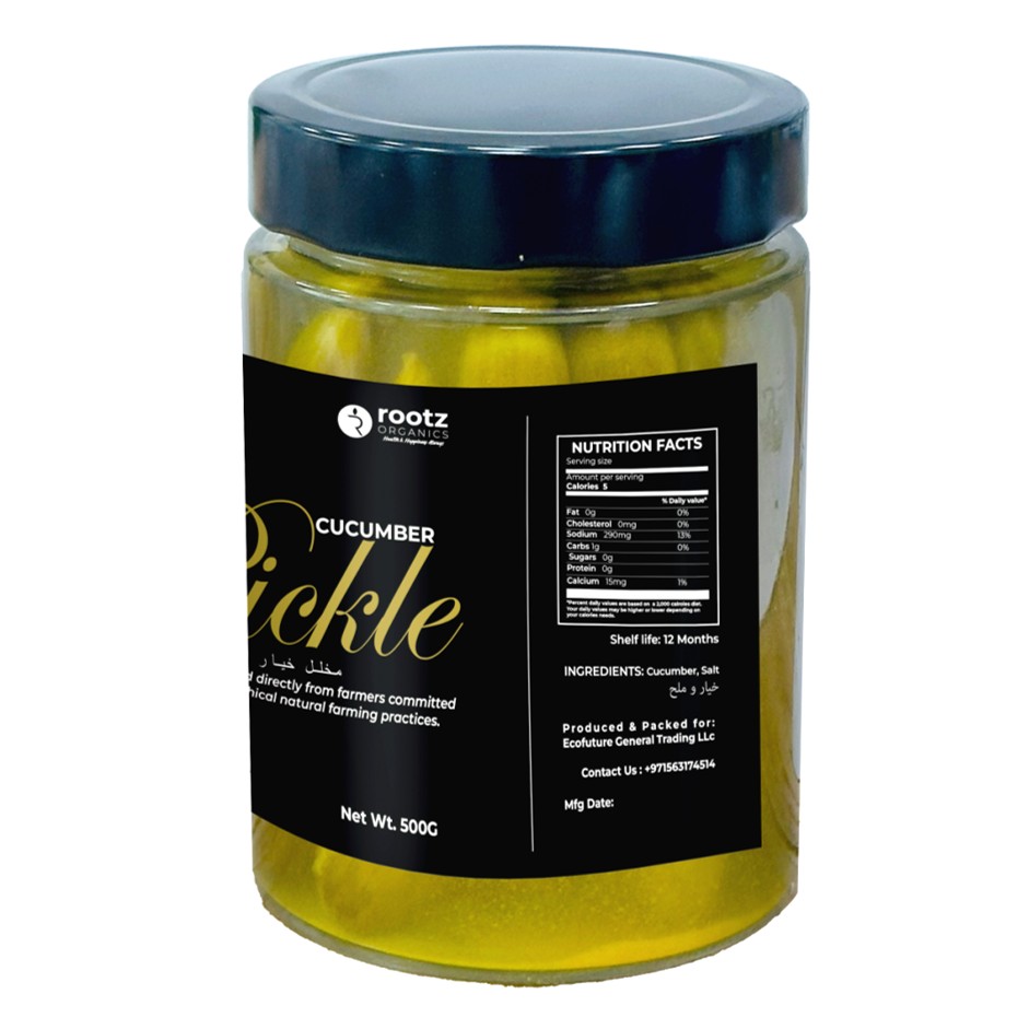 Traditional Cucumber Pickles – 500g | Crunchy, Naturally Fermented