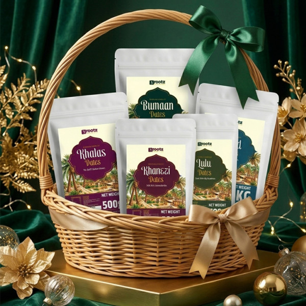 Image of Five Jewels of Arabia – Premium Dates Gift Box (250g Each)