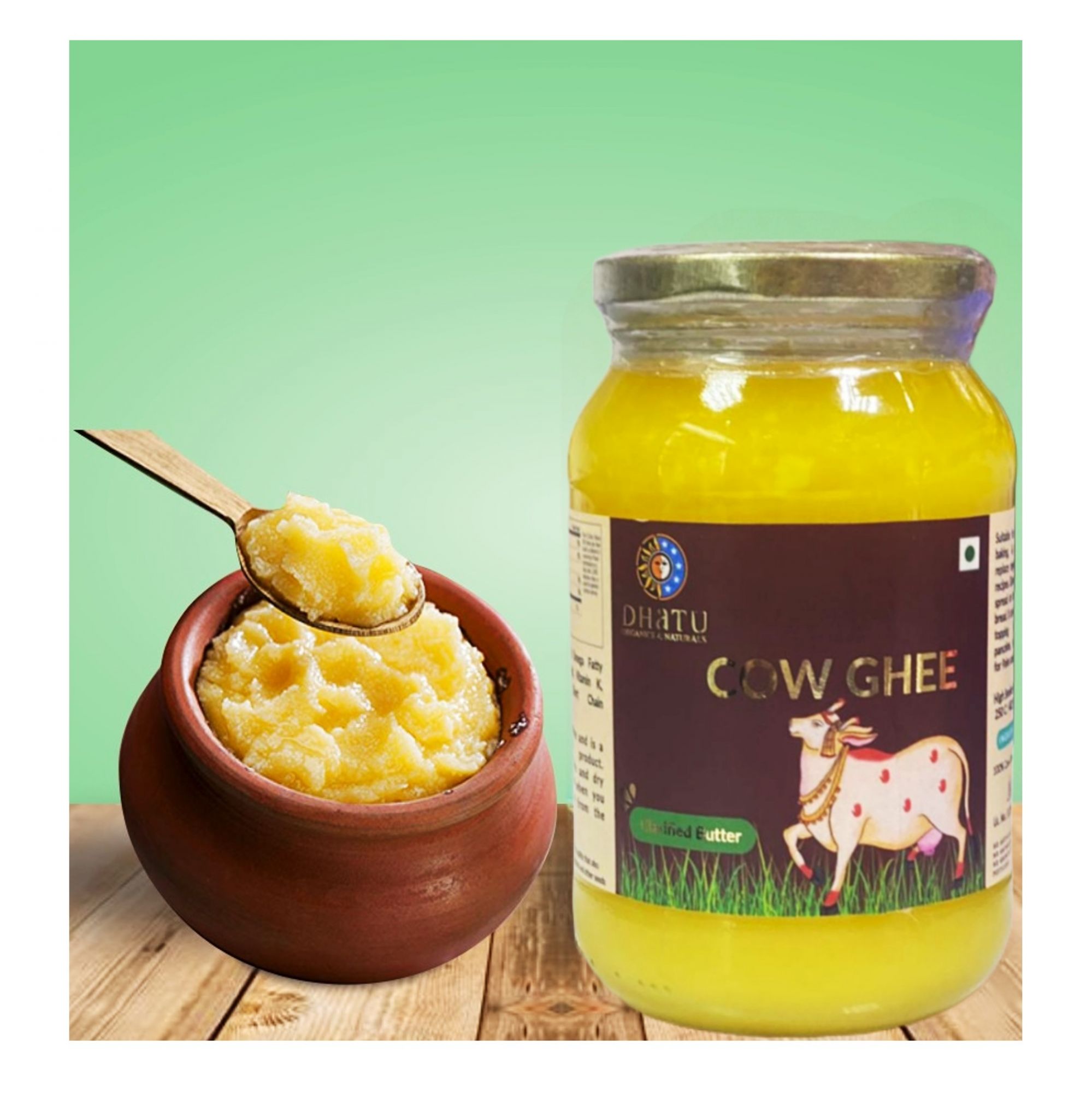 Grass Fed Desi Cow Ghee 450gm