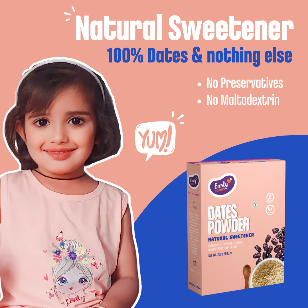 Early Foods-(Pack of 2)Date Powder Natural Sweetener 200gm