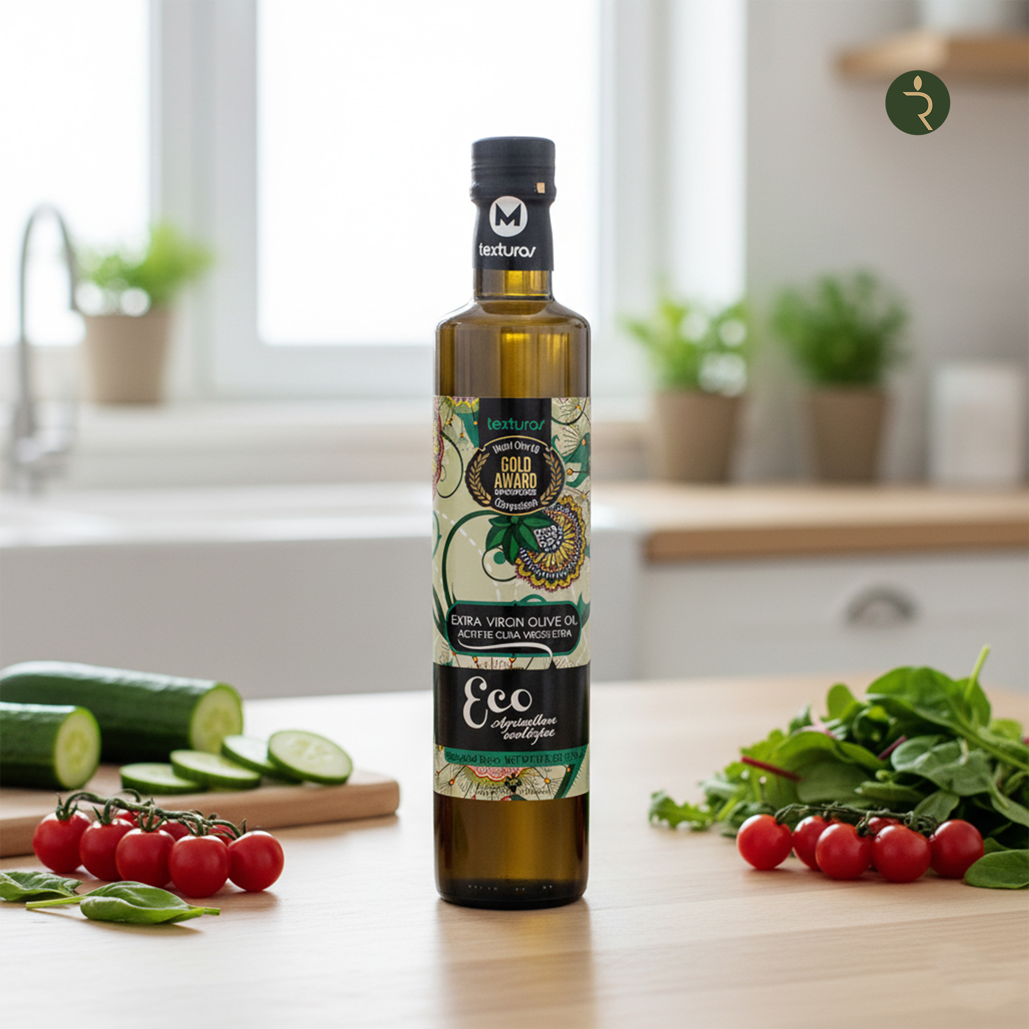 Premium Extra Virgin Olive Oil – Organic Edition (500ml) - Gift bottle
