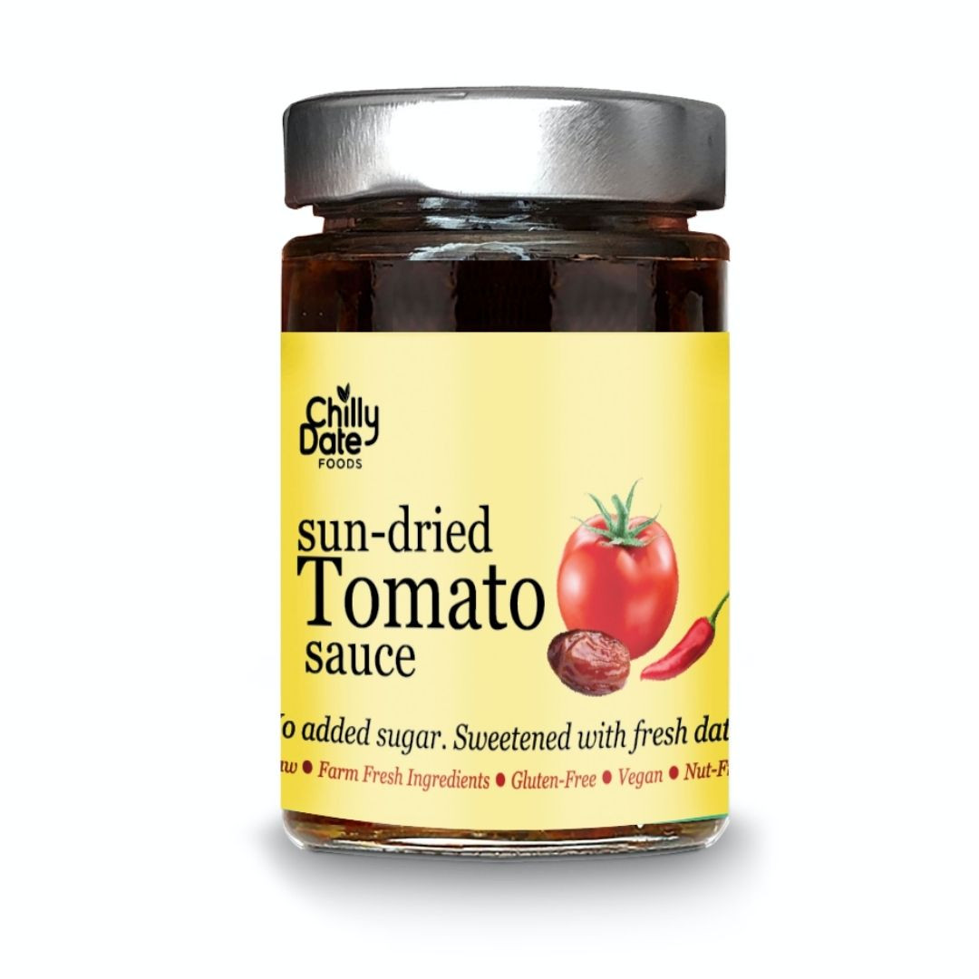 Sun-Dried Tomato Sauce Sweetened with Dates - 200g(Pack of 2)