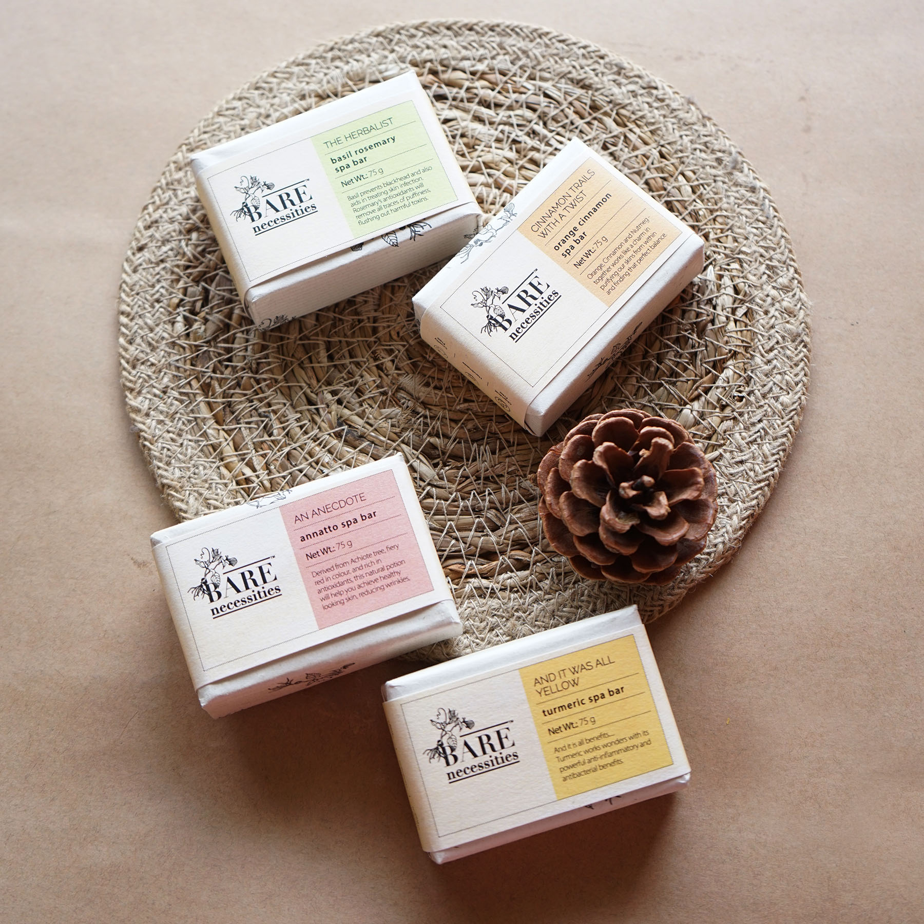 Pack of 4 Small Spa Bars