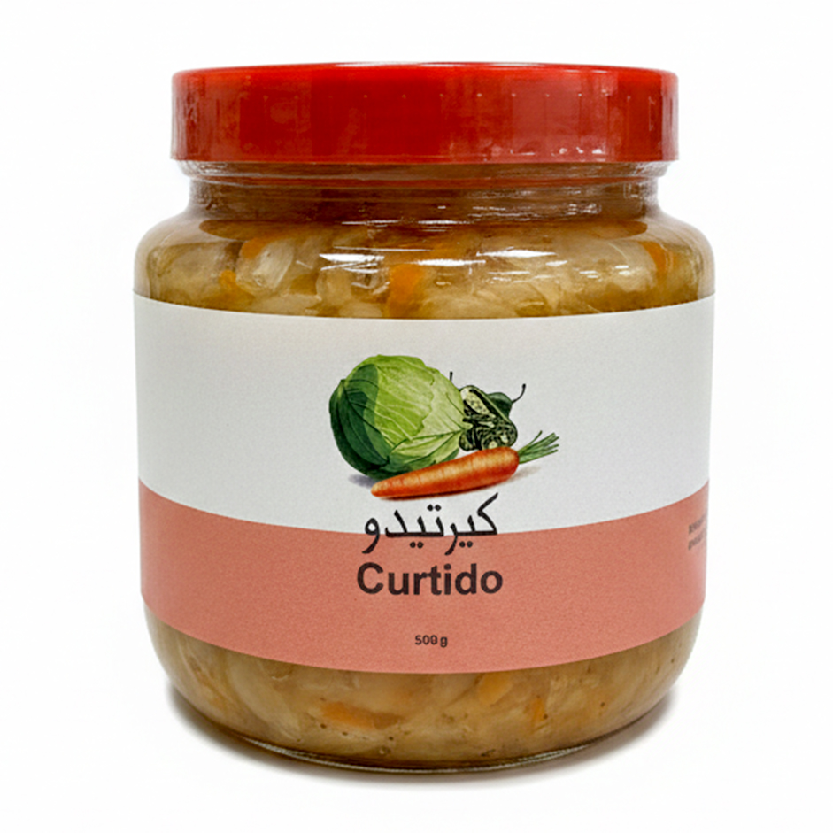 Cartedo Fermented Vegetable Slaw – Cabbage, Jalapeño, Carrot & Leek - 250g