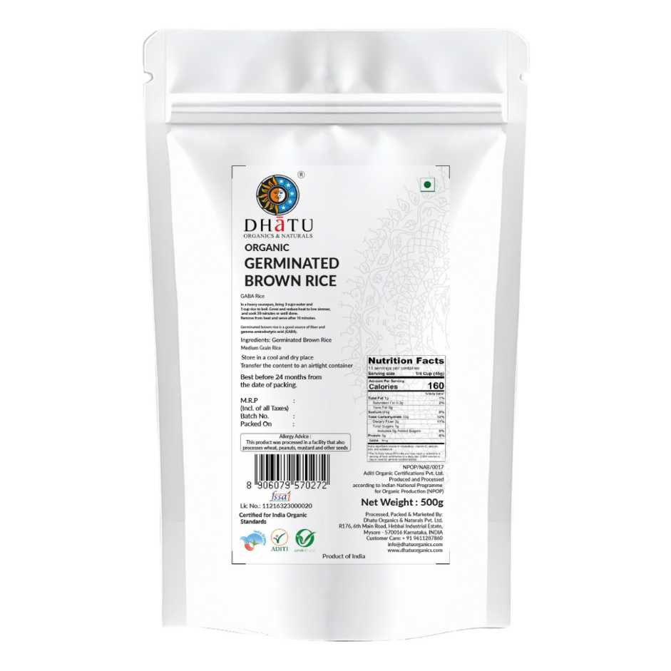 GABA Rice - Organic Germinated Brown Rice (Short Grain) 500g