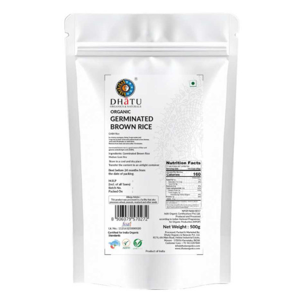 Image of GABA Rice - Organic Germinated Brown Rice (Short Grain) 500g
