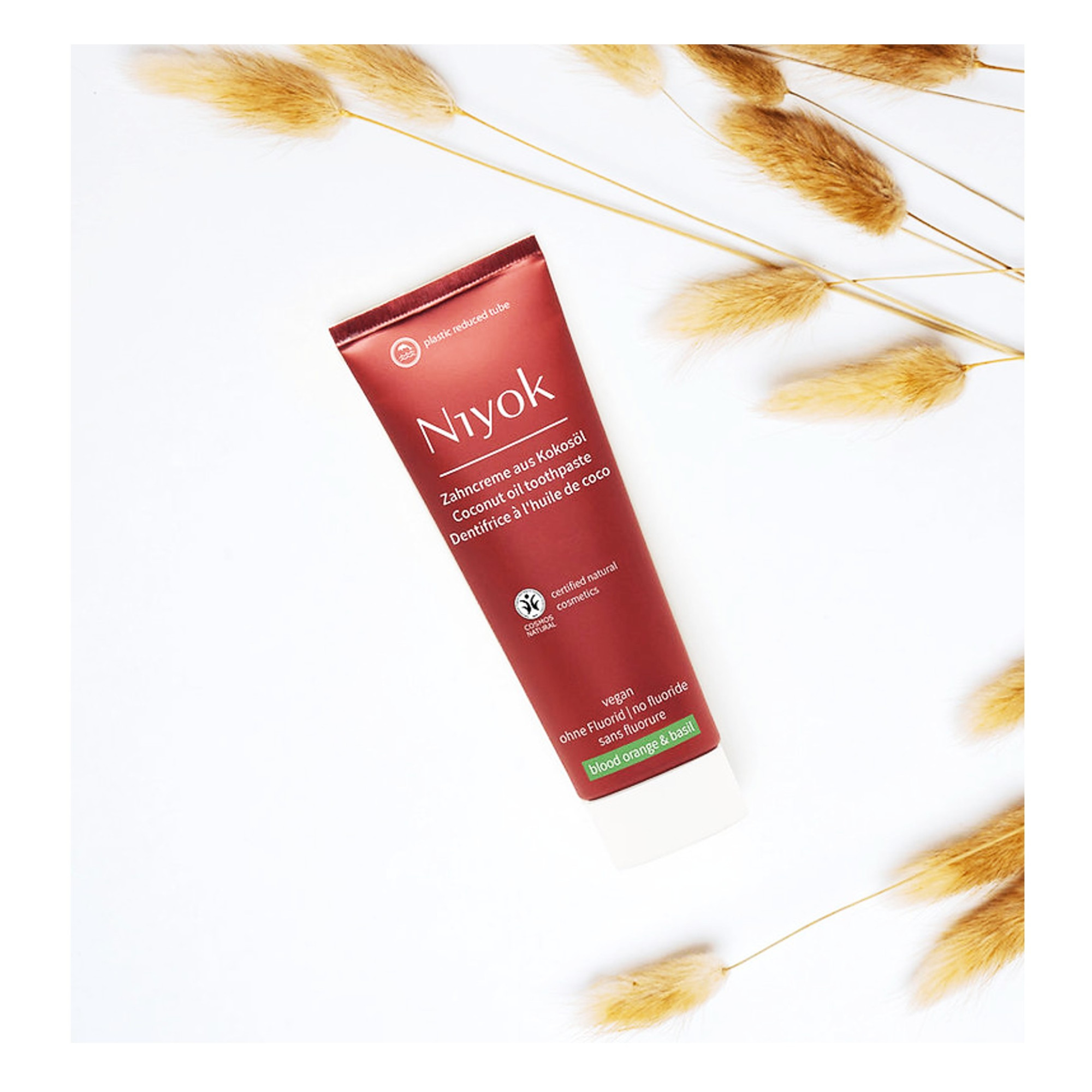 Toothpaste Coconut Oil - Blood Orange And Basil 3 x 75ml ( Pack of 3)