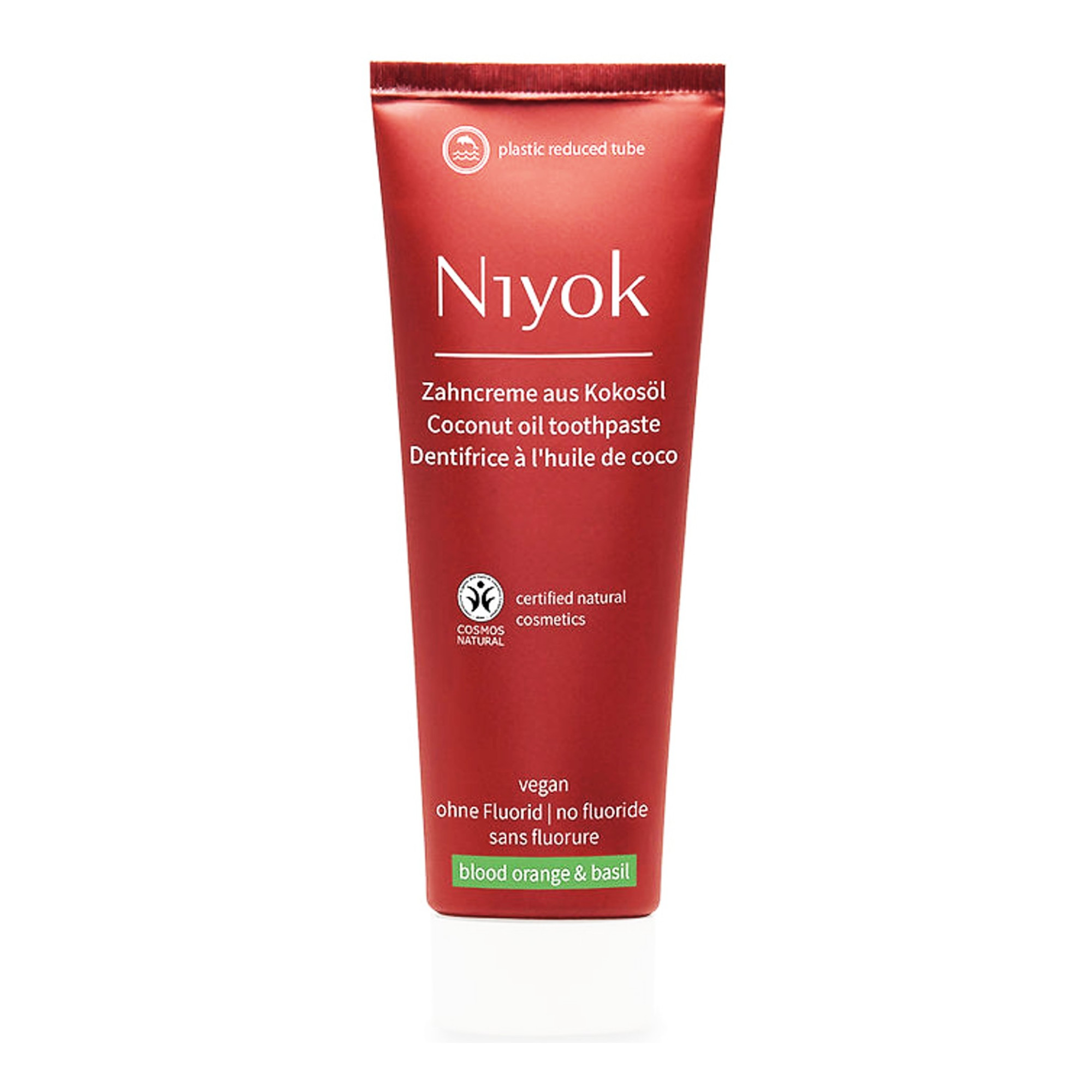 Toothpaste Coconut Oil - Blood Orange And Basil 3 x 75ml ( Pack of 3)