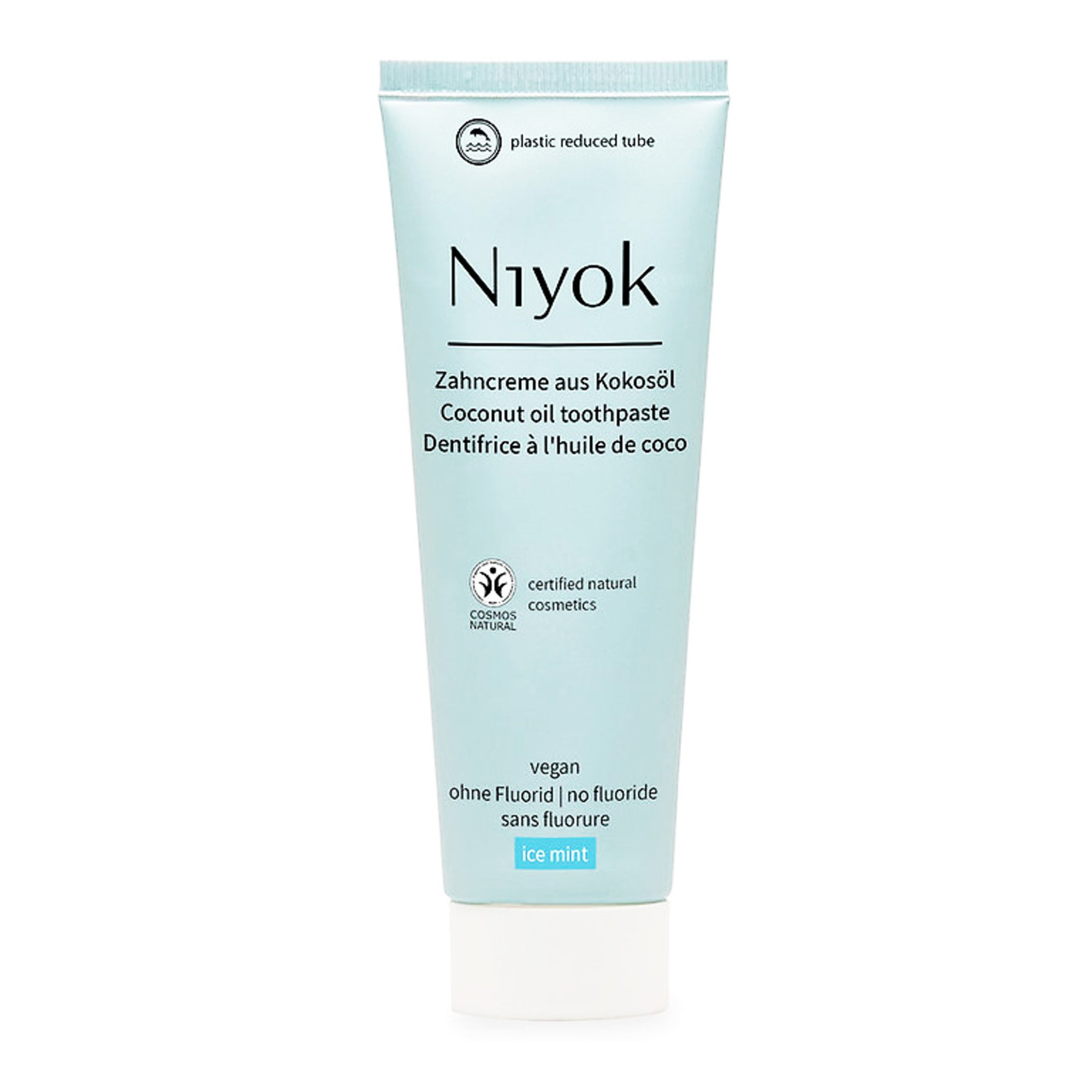 Toothpaste Coconut Oil - Ice Mint 3 x 75ml ( Pack of 3)