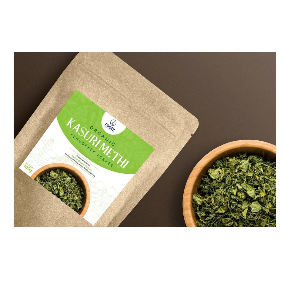 Organic Kasuri Methi - 250gm by Rootz Organics
