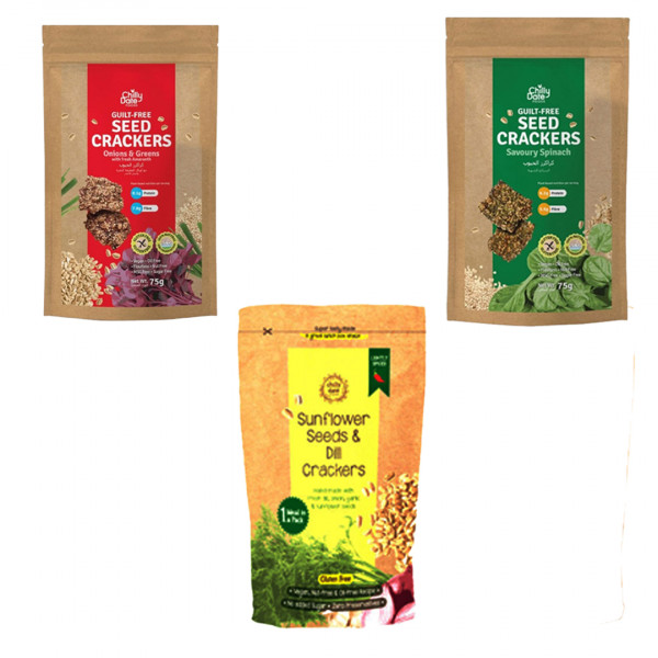 Image of Seed Crackers (Pack of 3)