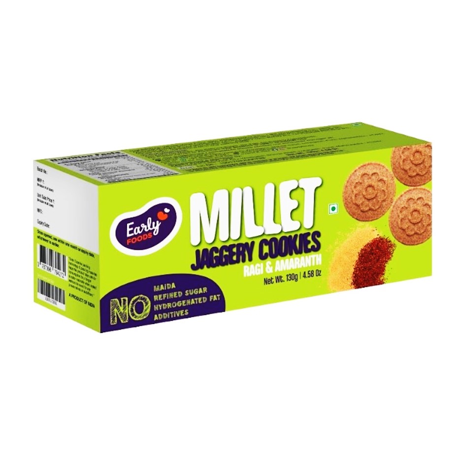 Early Foods--Ragi & Amaranth Jaggery Cookies 130g