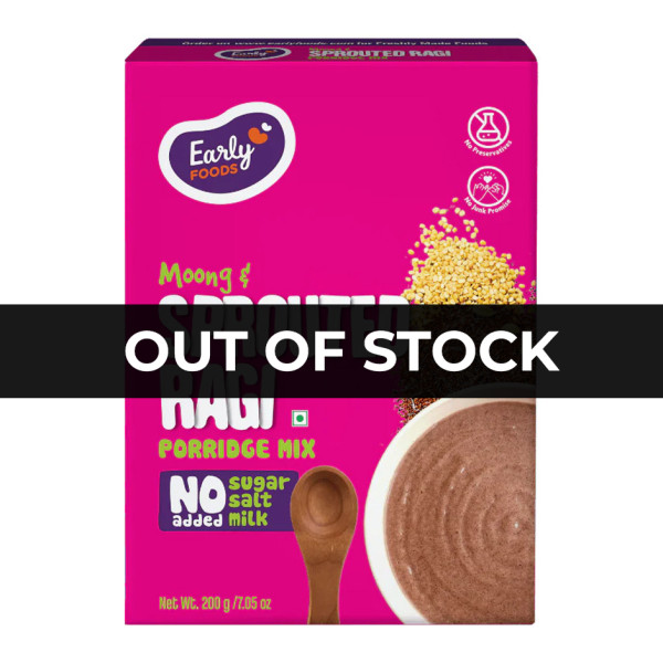 Image of Early Foods -Sprouted Ragi Porridge Mix 200g (Plain)