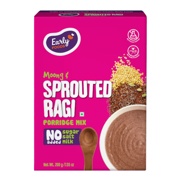 Image of Early Foods -Sprouted Ragi Porridge Mix 200g (Plain)