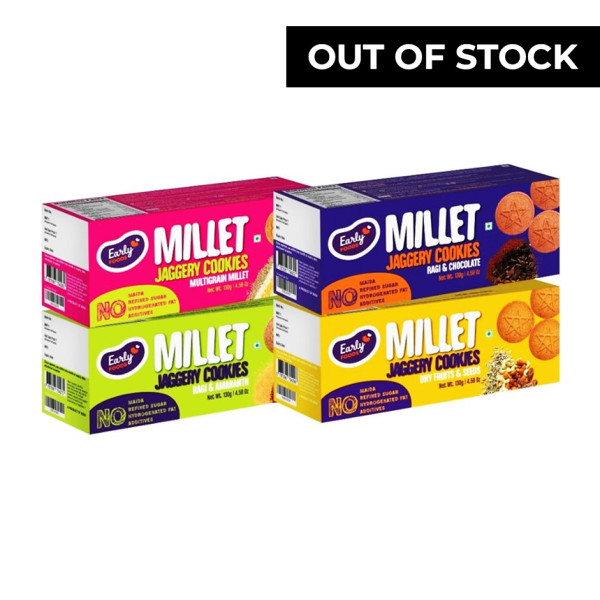 Image of Early Foods-Assorted Sugar Free Cookies (Pack of 4)
