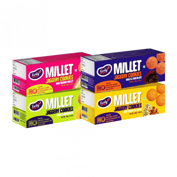 Image of Early Foods-Assorted Sugar Free Cookies (Pack of 4)