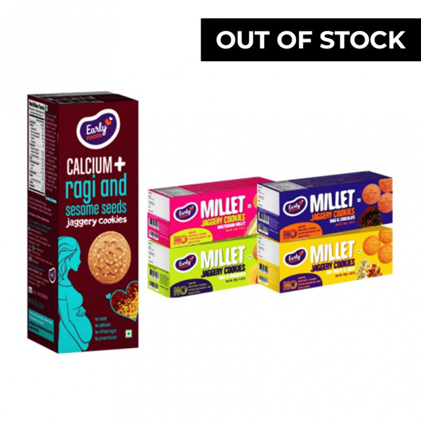 Image of Early Foods-Assorted Sugar Free Cookies (Pack of 5)