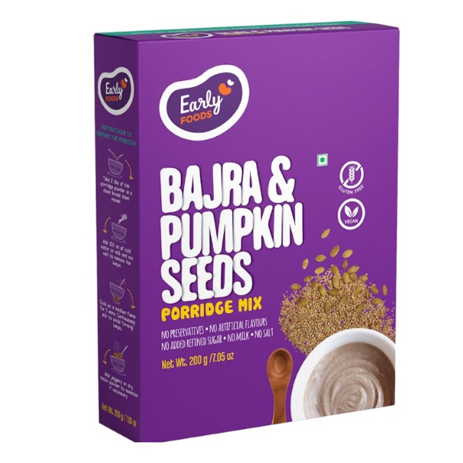 Early Foods-Bajra and Pumpkin Seeds Porridge Mix 200g