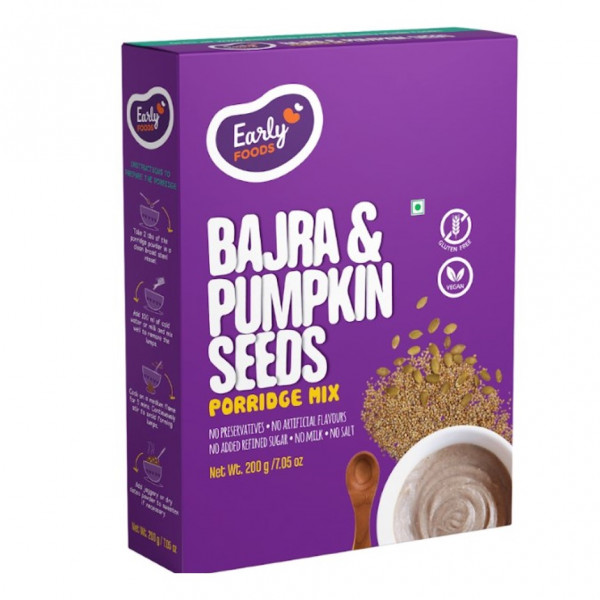 Image of Early Foods-Bajra and Pumpkin Seeds Porridge Mix 200g