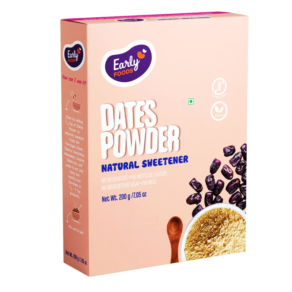 Early Foods-Dates Powder - Natural Sweetener 200g