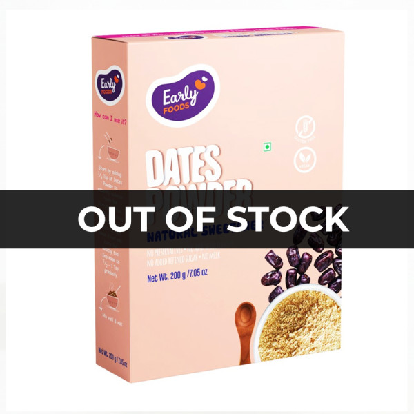 Image of Early Foods-Dates Powder - Natural Sweetener 200g