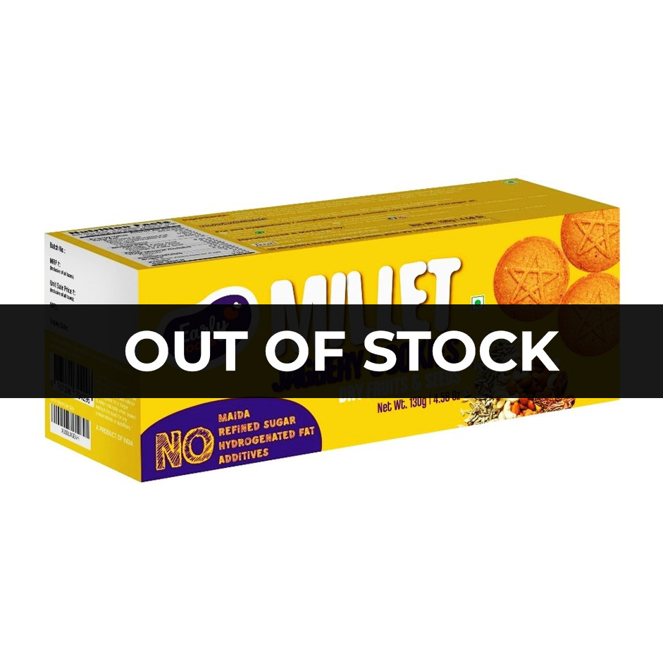 Early Foods-Dry Fruit & Seeds cookies 130 Gm