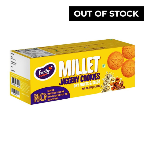 Image of Early Foods-Dry Fruit &amp; Seeds cookies 150 Gm