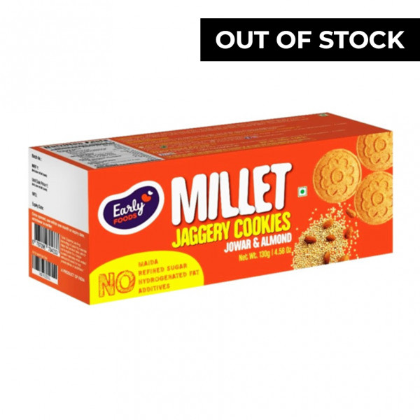 Image of Early Foods-Jowar Almond Jaggery Cookies 150g