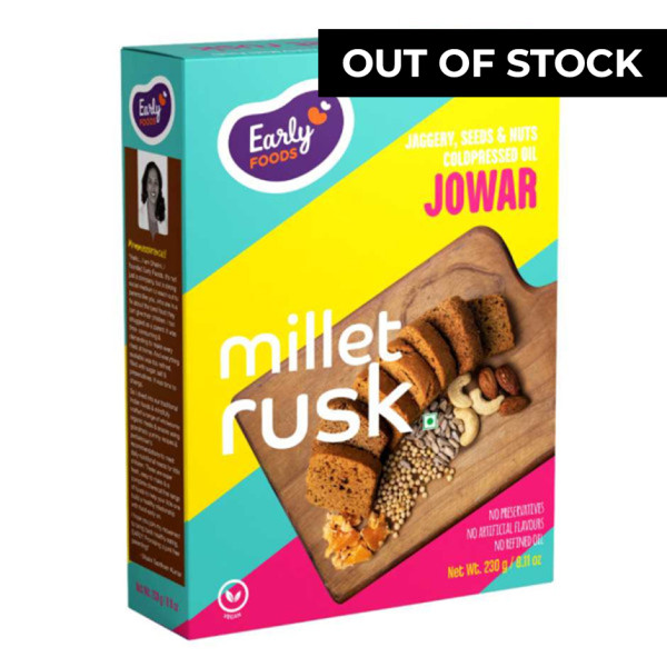 Image of Early Foods-Jowar Millet Rusk 270g