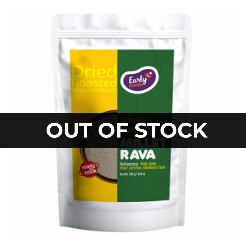 Early Foods-Jowar/sorghum millet rava 190gm