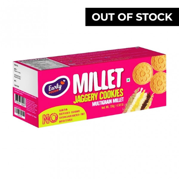 Image of Early Foods-Multi-grain Millet Jaggery Cookies 150g