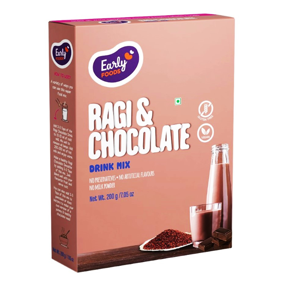 Early Foods-Ragi & Chocolate Drink 200g
