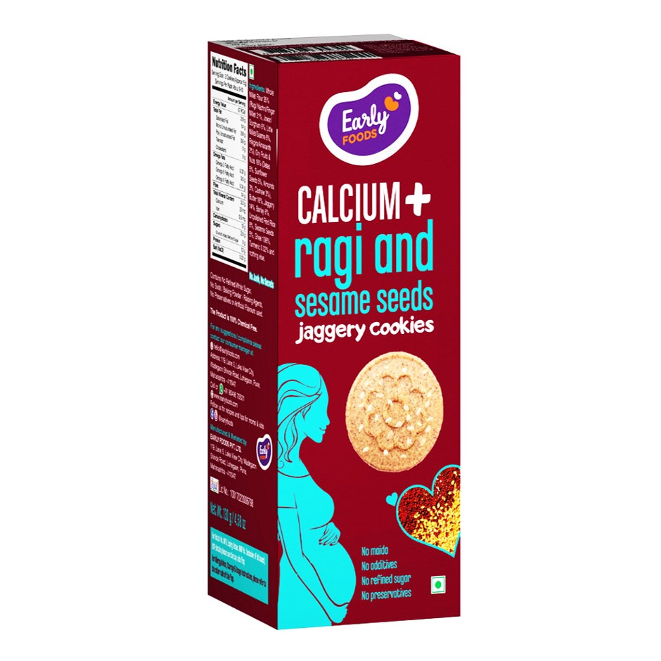 Early Foods-Ragi & Sesame Jaggery Cookies 130g