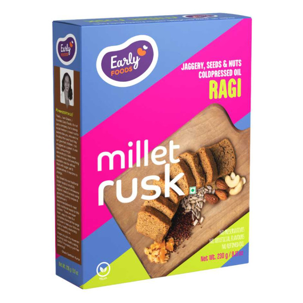 Image of Early Foods-Ragi Millet Rusk 230g