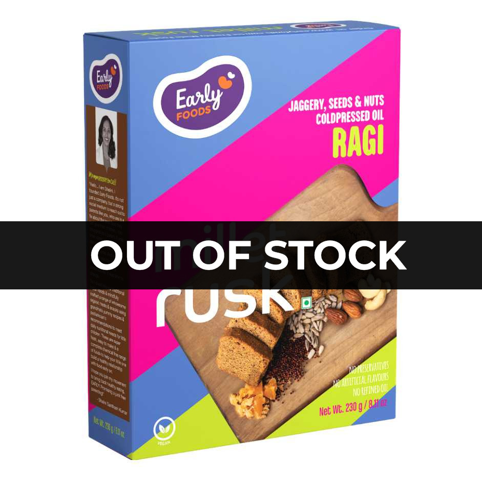 Early Foods-Ragi Millet Rusk 270g