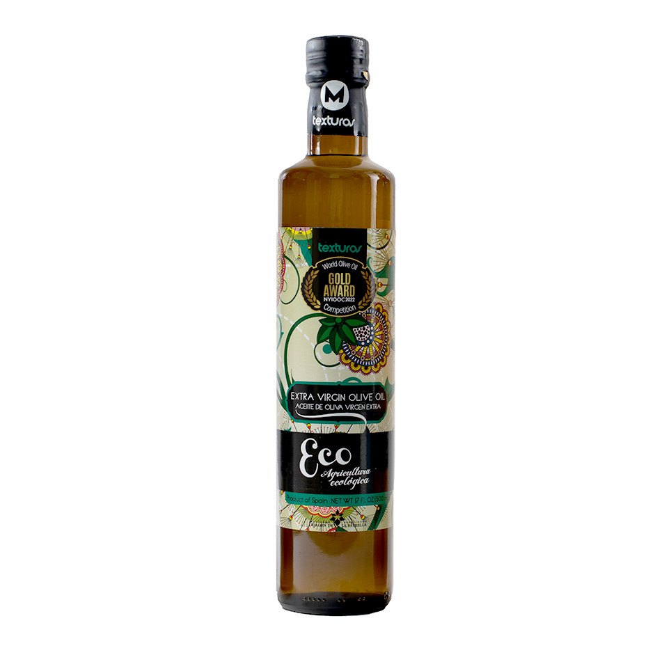 Texturas Organic Eco Agricultura Ecológica Extra Virgin Olive Oil 500ml – Award-Winning Spanish EVOO