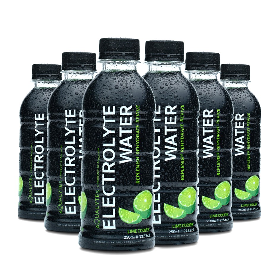 Electrolyte Water 250 ml (Lime Cooler) - Pack Of 6