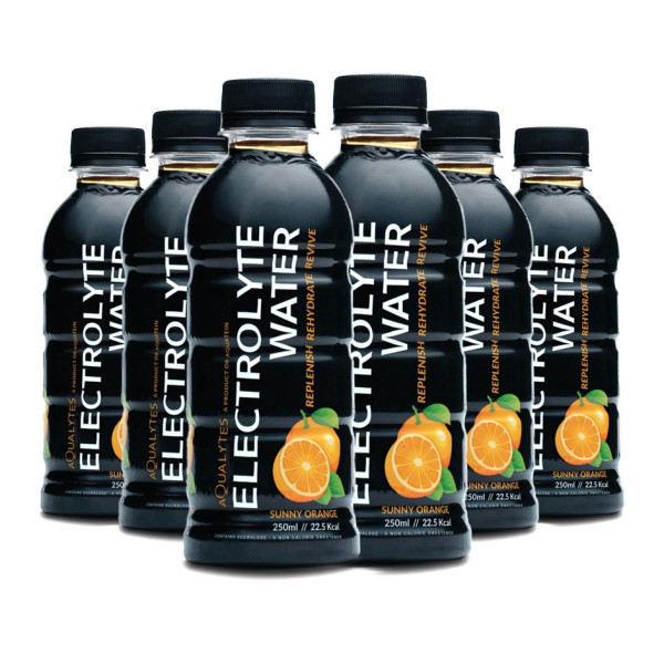 Image of Electrolyte Water 250ml (Sunny Orange) - Pack Of 6