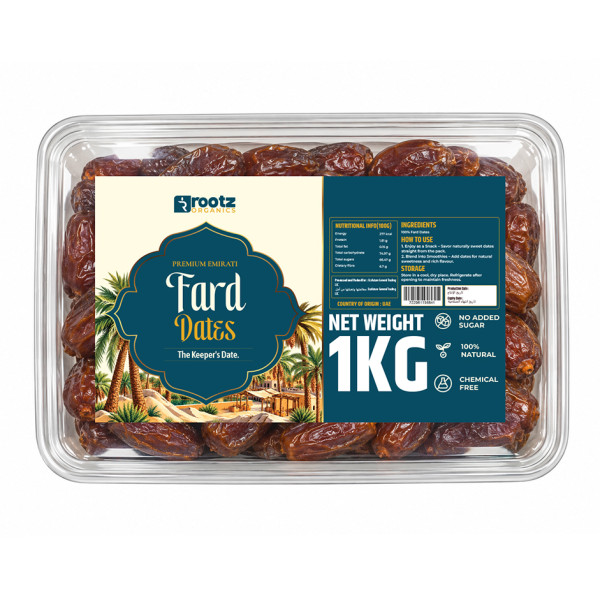 Image of Premium Fard Dates  1Kg– Soft &amp; Naturally Sweet Dates from UAE
